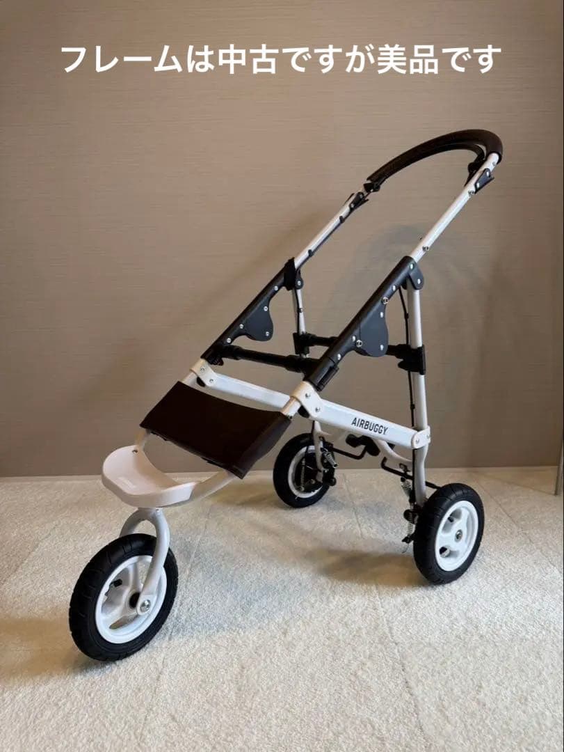【美品】AIRBUGGY ドーム3 ラージサイズ ペットカート　別売品5点付
