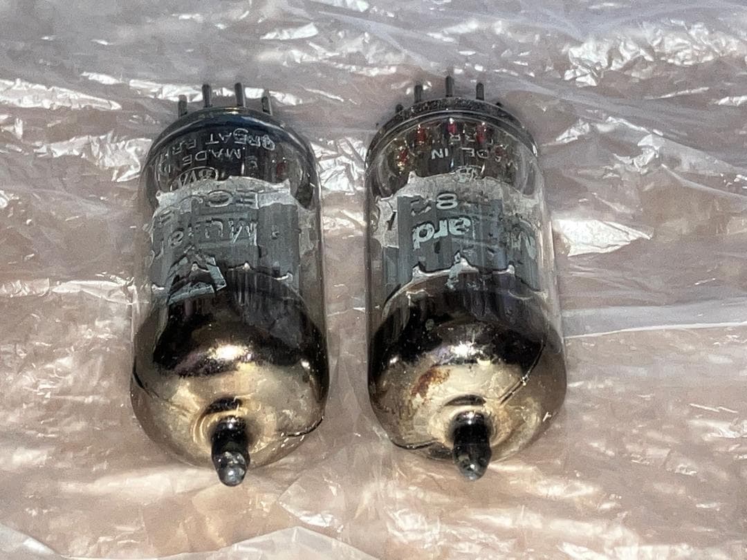 真空管 2本 ムラード ECC82 12AU7 BVA ブリマー 新品？未使用？