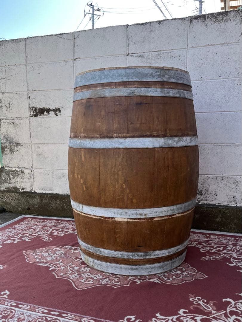 フランス製 ◾️大きなサイズ ワイン樽 店舗什器 テーブル ウイスキー樽 展示台