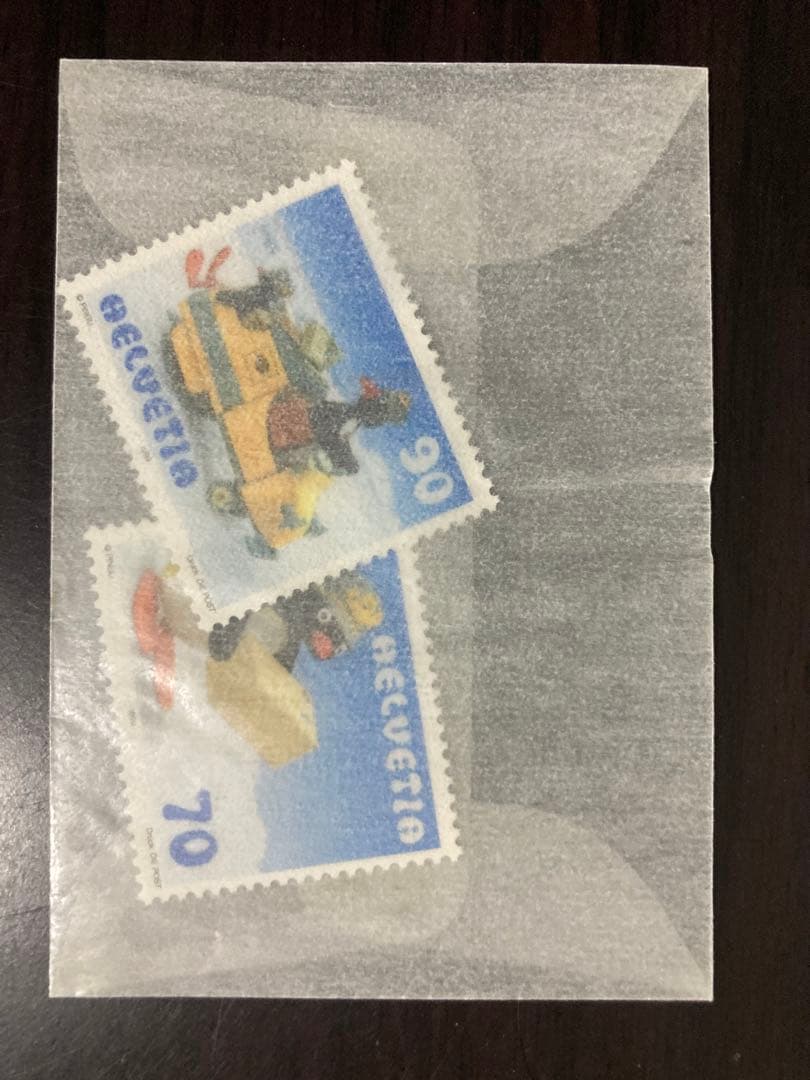 [レア] イギリスで買ったピングーの切手２枚