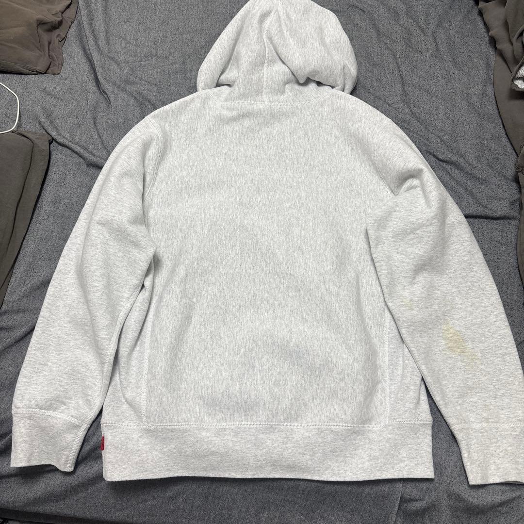 SUPREMEパーカー　カラーコーン　グレー