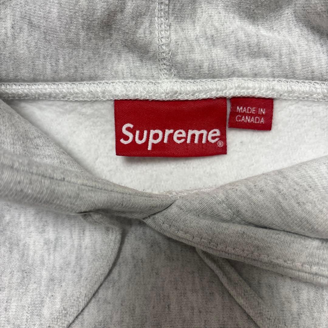 SUPREMEパーカー　カラーコーン　グレー