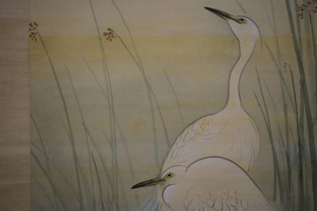 真作/高橋応真/柴田是真十哲/四天王/鷲図/布袋屋掛軸HF-691