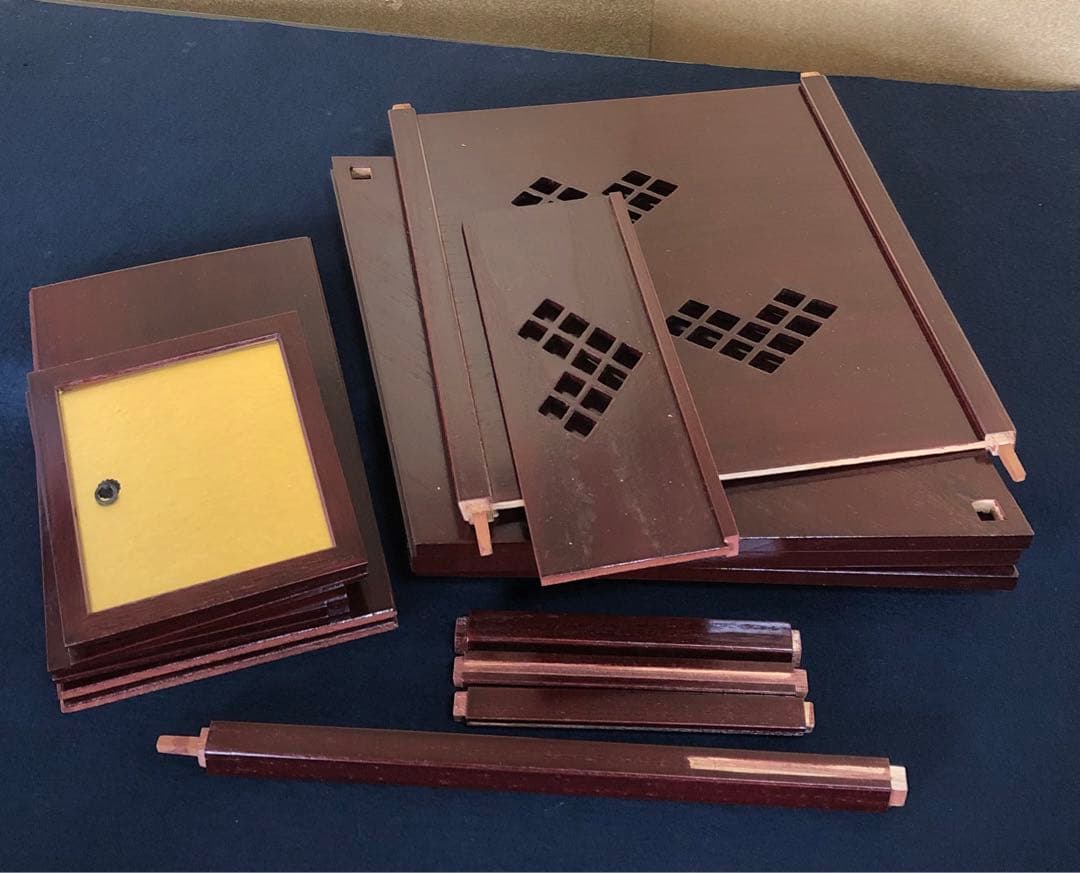 割引❗️《R》茶道具 淡々斎好 徒然棚 組立式 元箱　260105か4