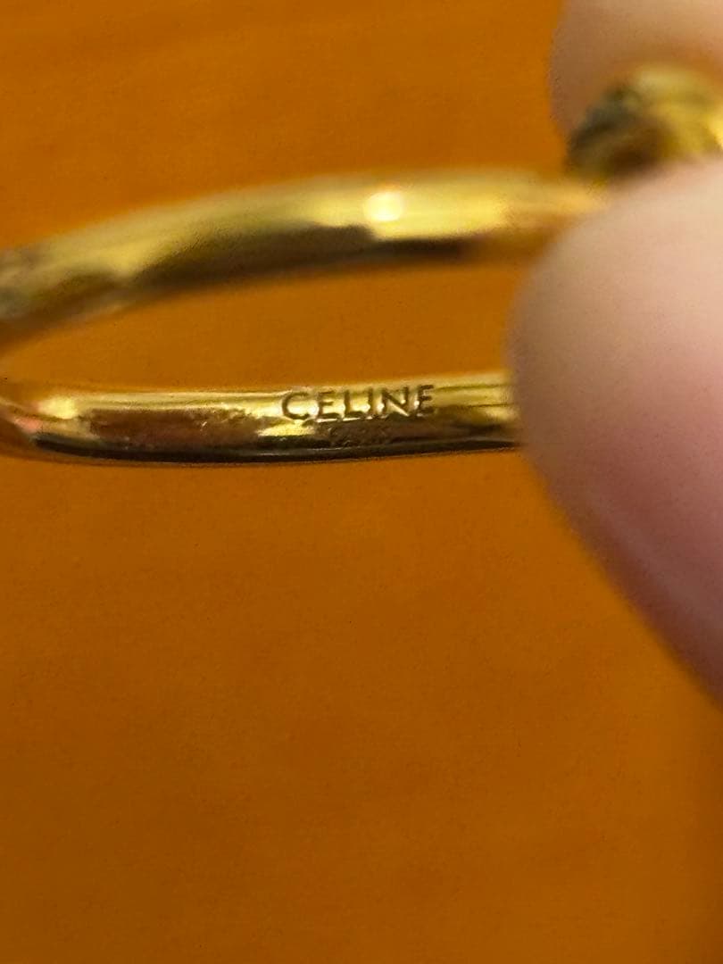 ノット スモールフープ / ゴールドフィニッシュ ブラス