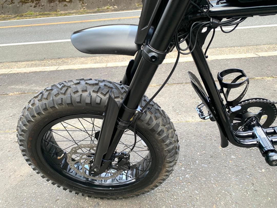 動作確認済 送料無料SUPER油圧式ディスクブレーMTB電動自転車48V20Ah