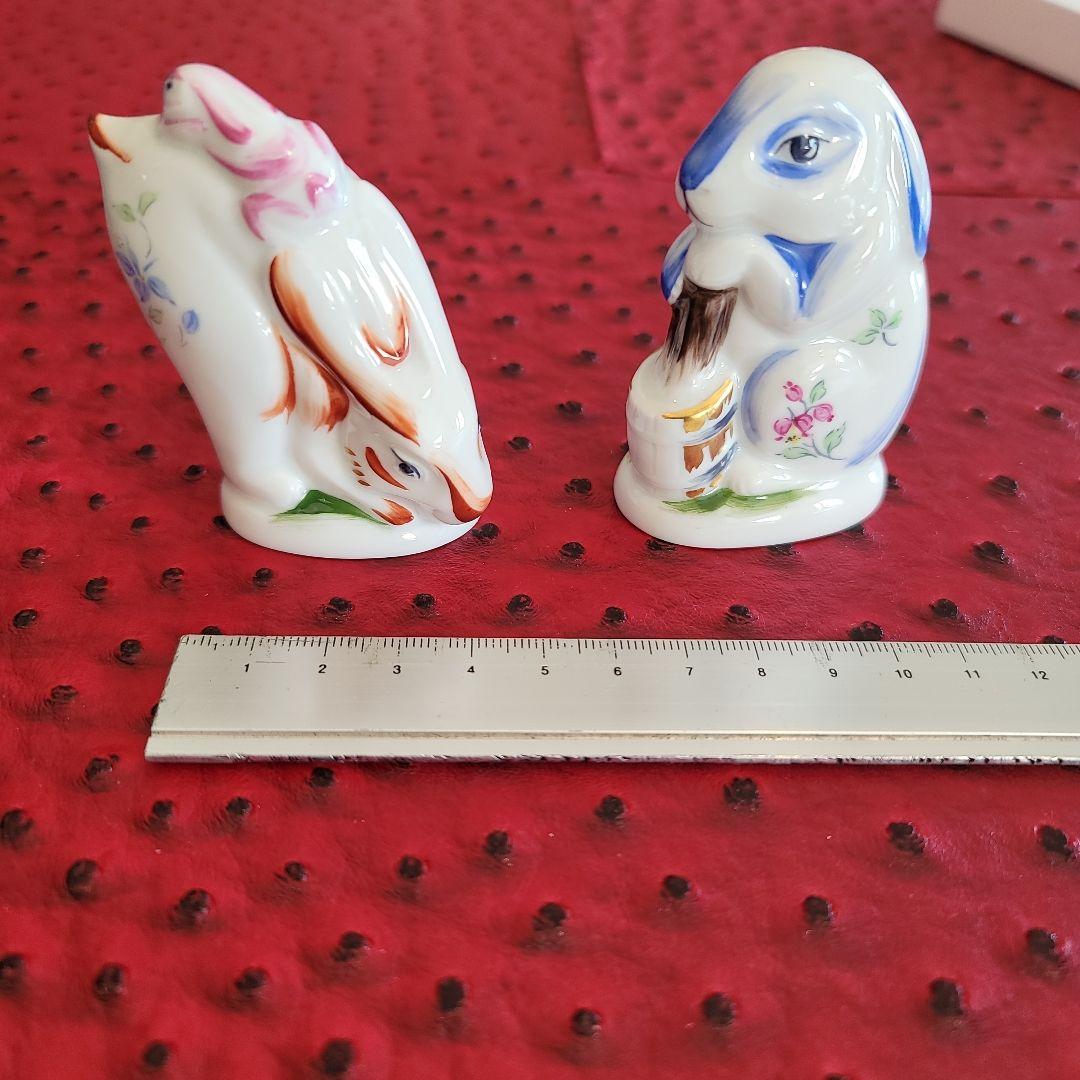 マイセンの干支シリーズ 兎 置物