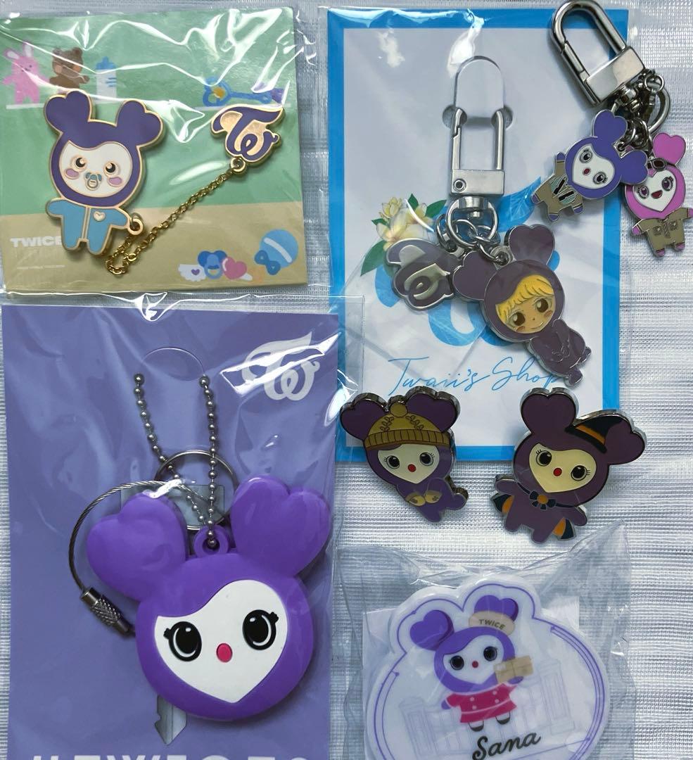 twice サナ　サブリー　キーホルダー　ピンバッジ　24点　セット