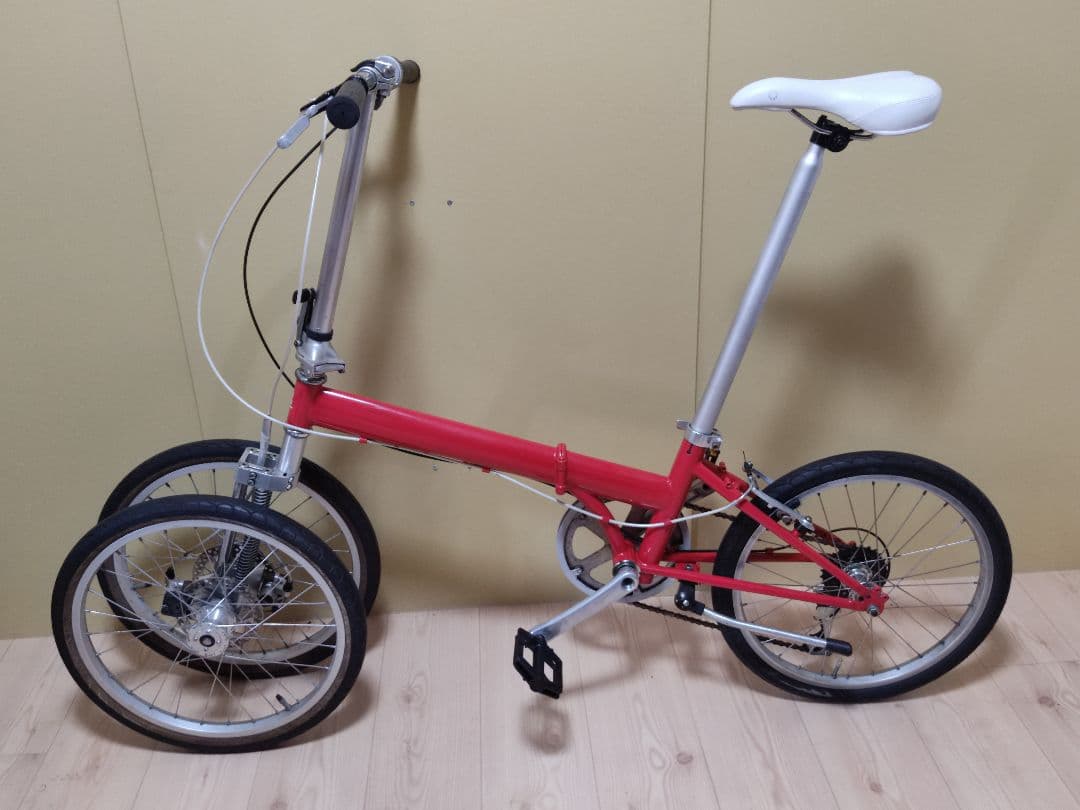 全国送料無料　三輪自転車　折りたたみ　DAHON風　輪行