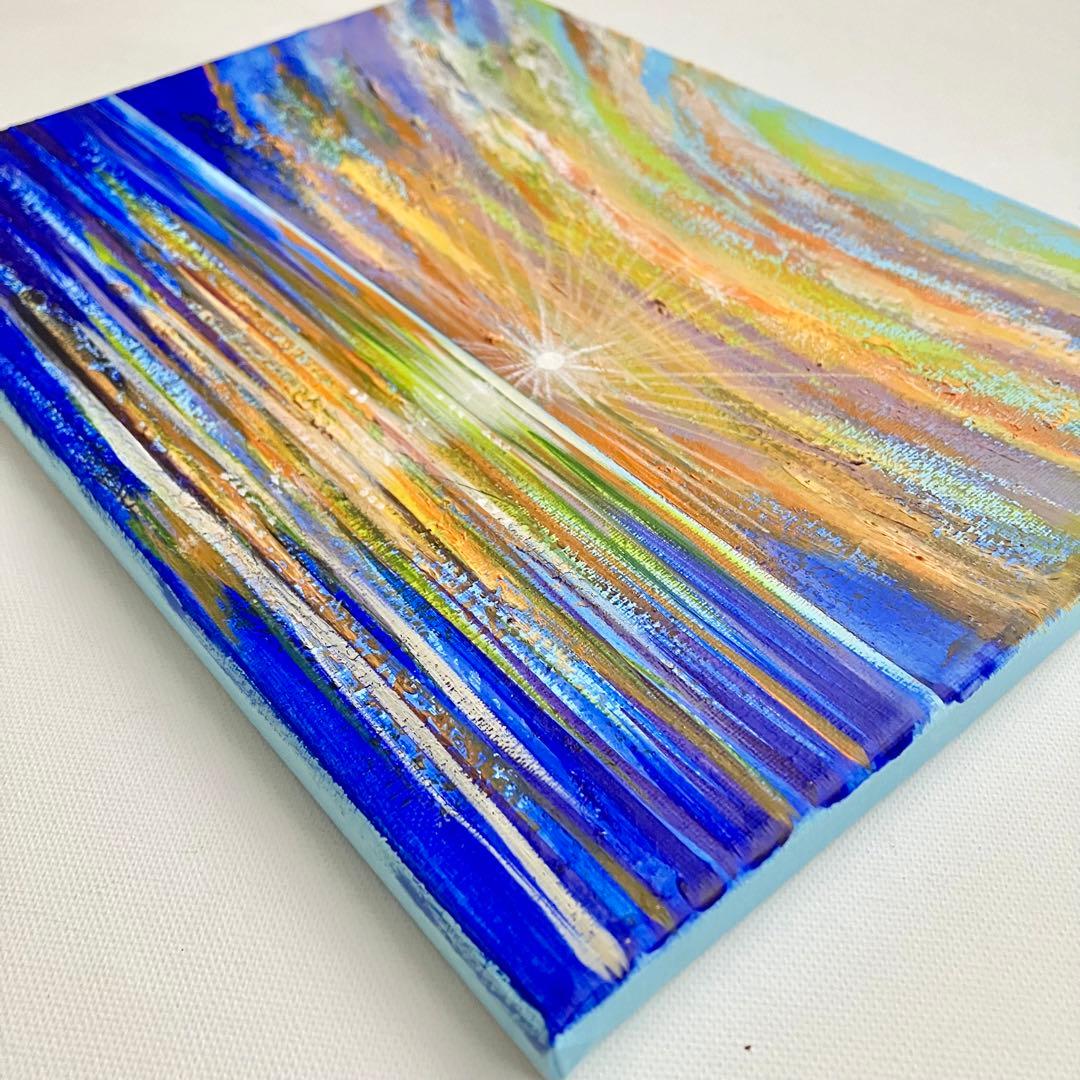 sunset＊4号キャンバス　絵画　原画　風景画　海　ハワイ　沖縄　夕日