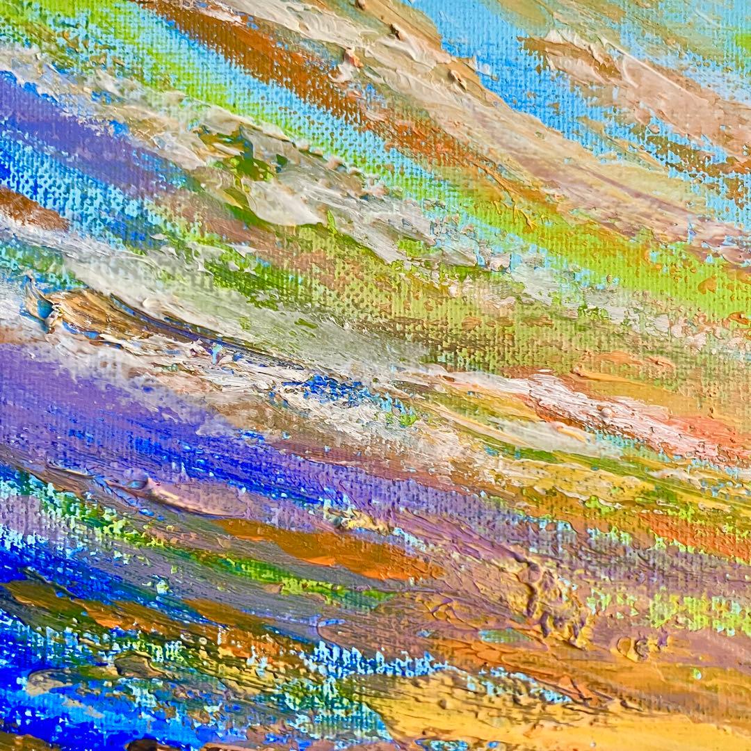 sunset＊4号キャンバス　絵画　原画　風景画　海　ハワイ　沖縄　夕日