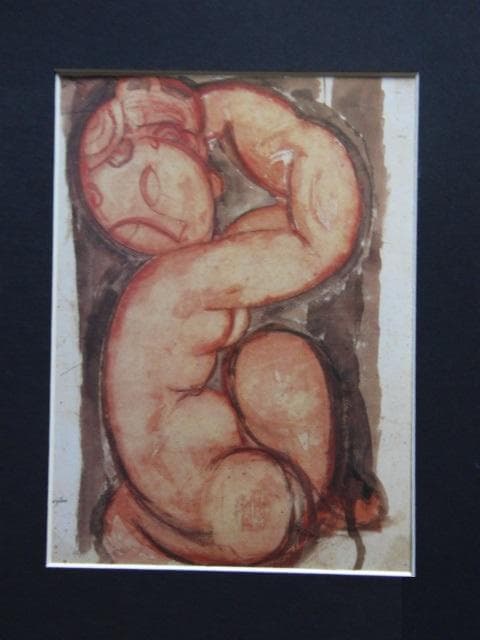 PABLO PICASSO、パブロ・ピカソ、【裸婦】、超希少画・海外レゾネ