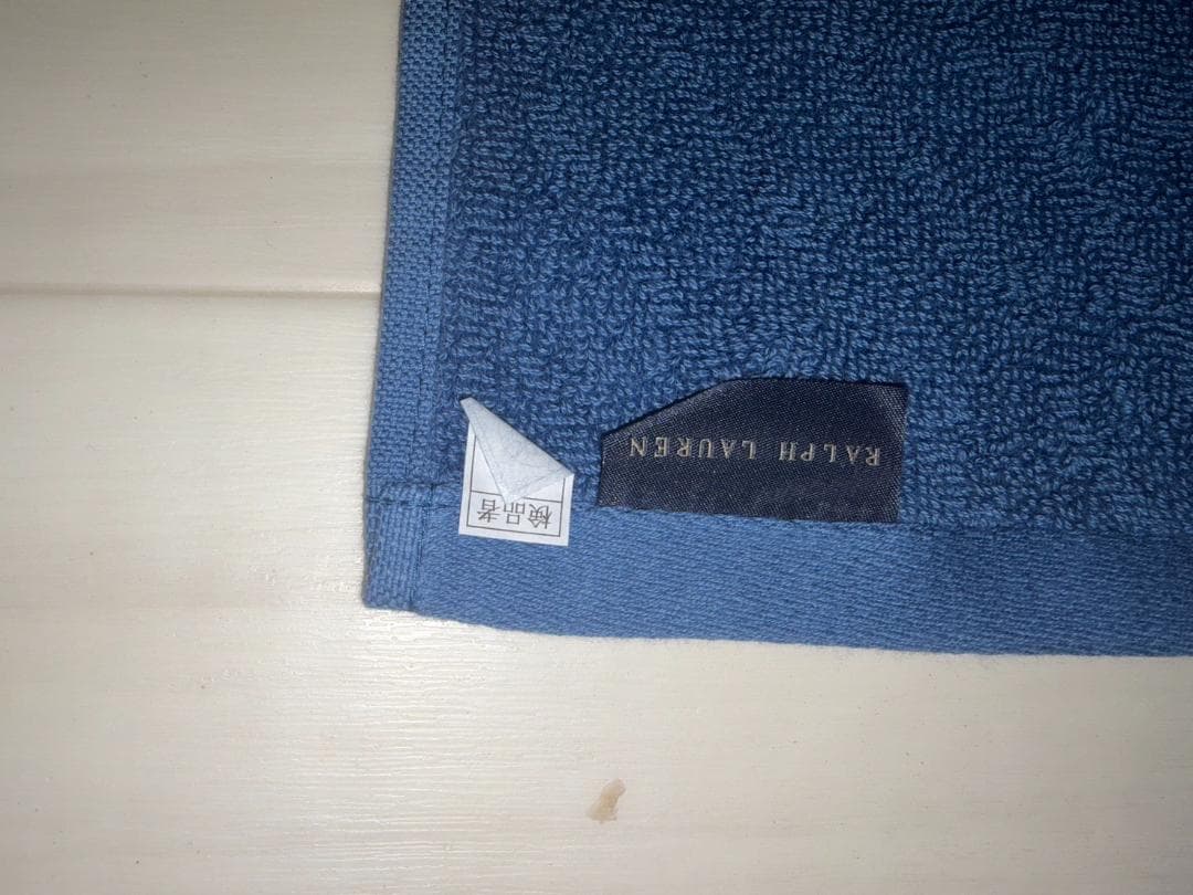 RALPH LAUREN フェイスタオル 10枚組 ブルー 34×85cm 新品