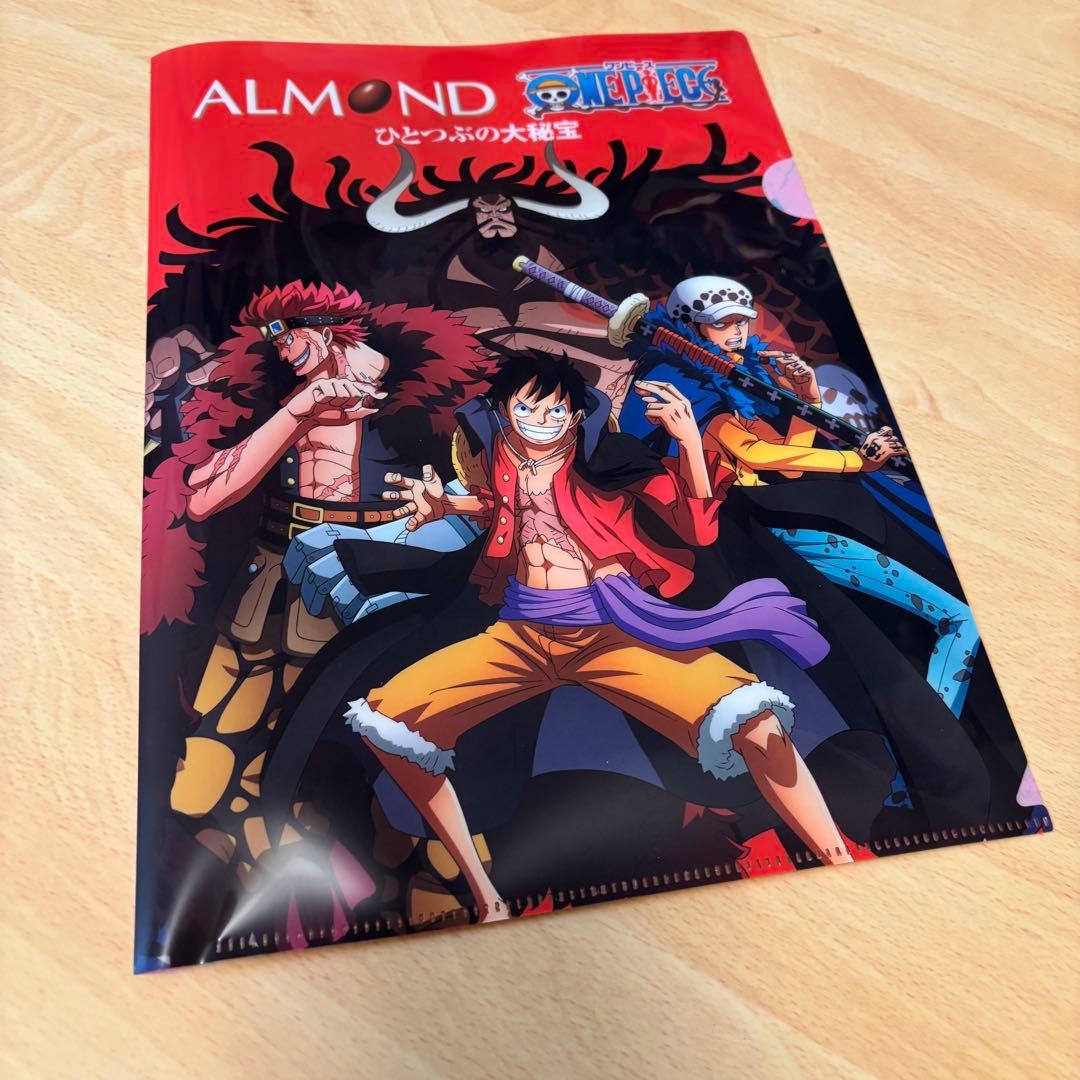 世界 50セット ワンピース ONE PIECE 明治 コラボ クリアファイル
