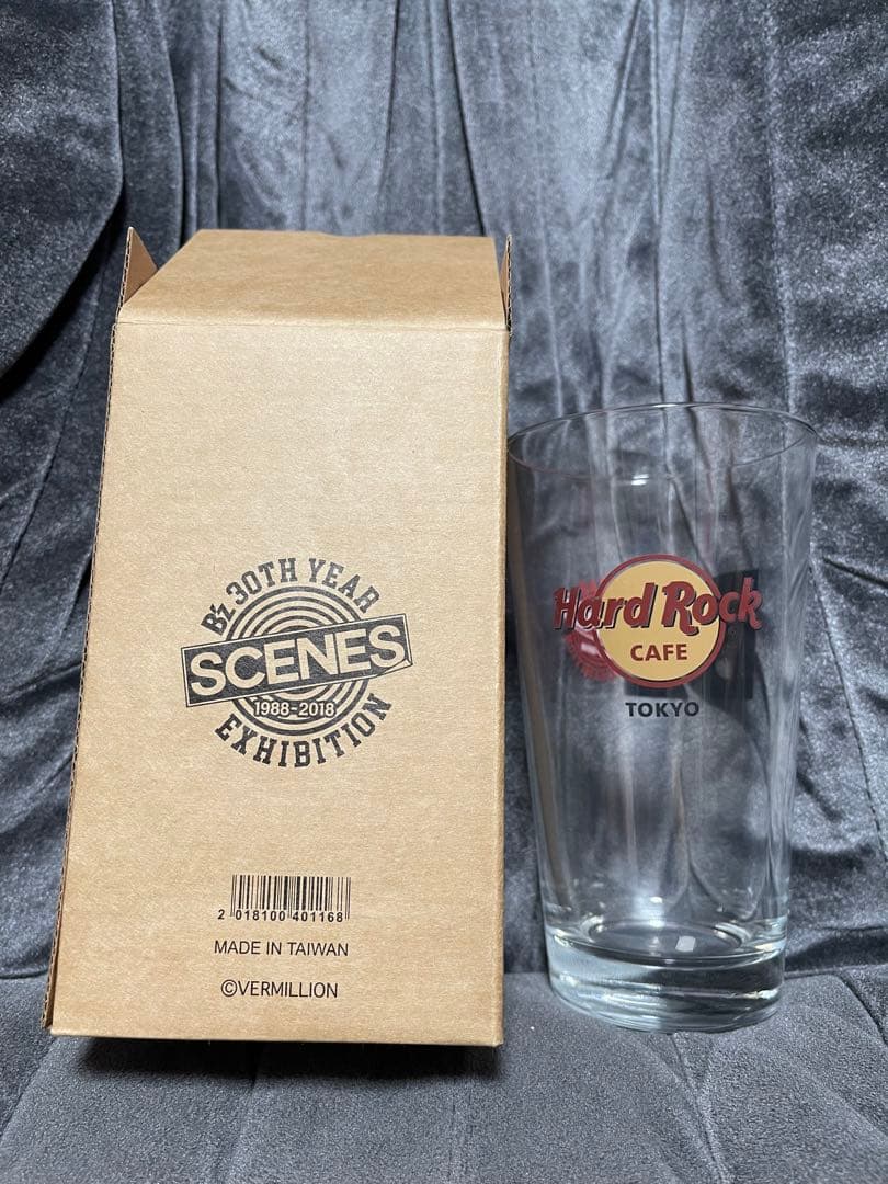 B'z☆エキシビジョン☆ハードロックカフェコラボ限定☆パイングラス