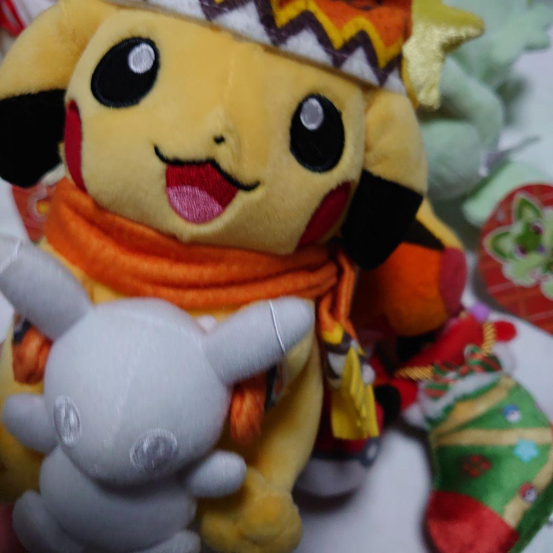 鈴*き様 ポケモン　センター　クリスマス　ポカブ　ピカチュウ　ニャオハ　ぬいぐる