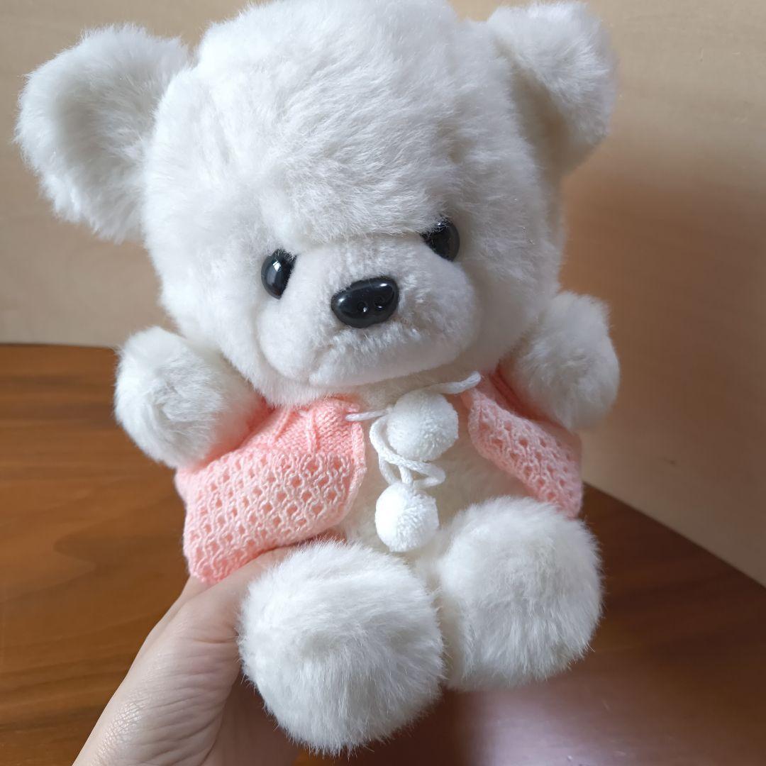 ナカジマ　中嶋製作所　しろくま　テディベア　昭和レトロ　ぬいぐるみ