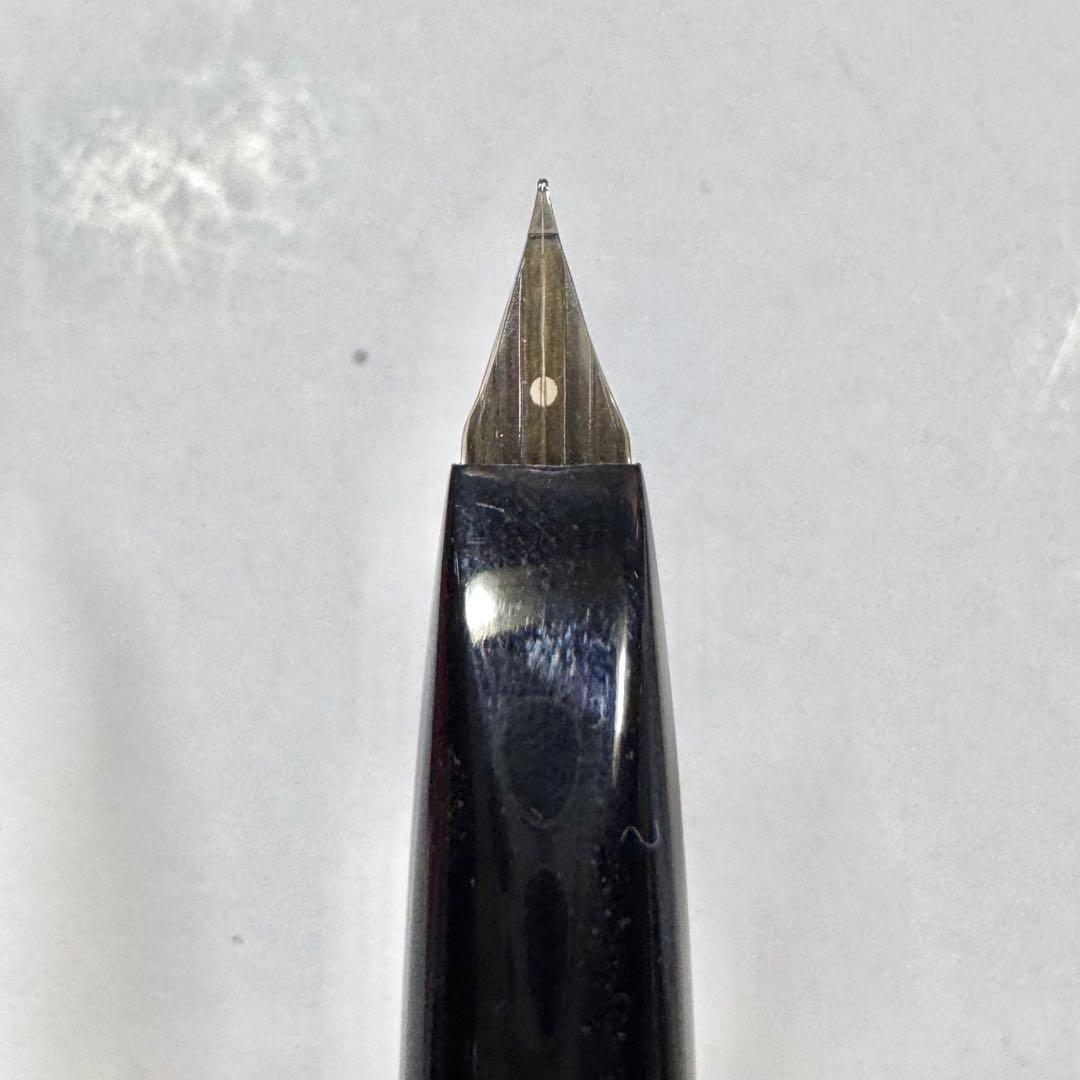 廃番 PLATINUM ショート 万年筆 蝕刻 14K W.G.