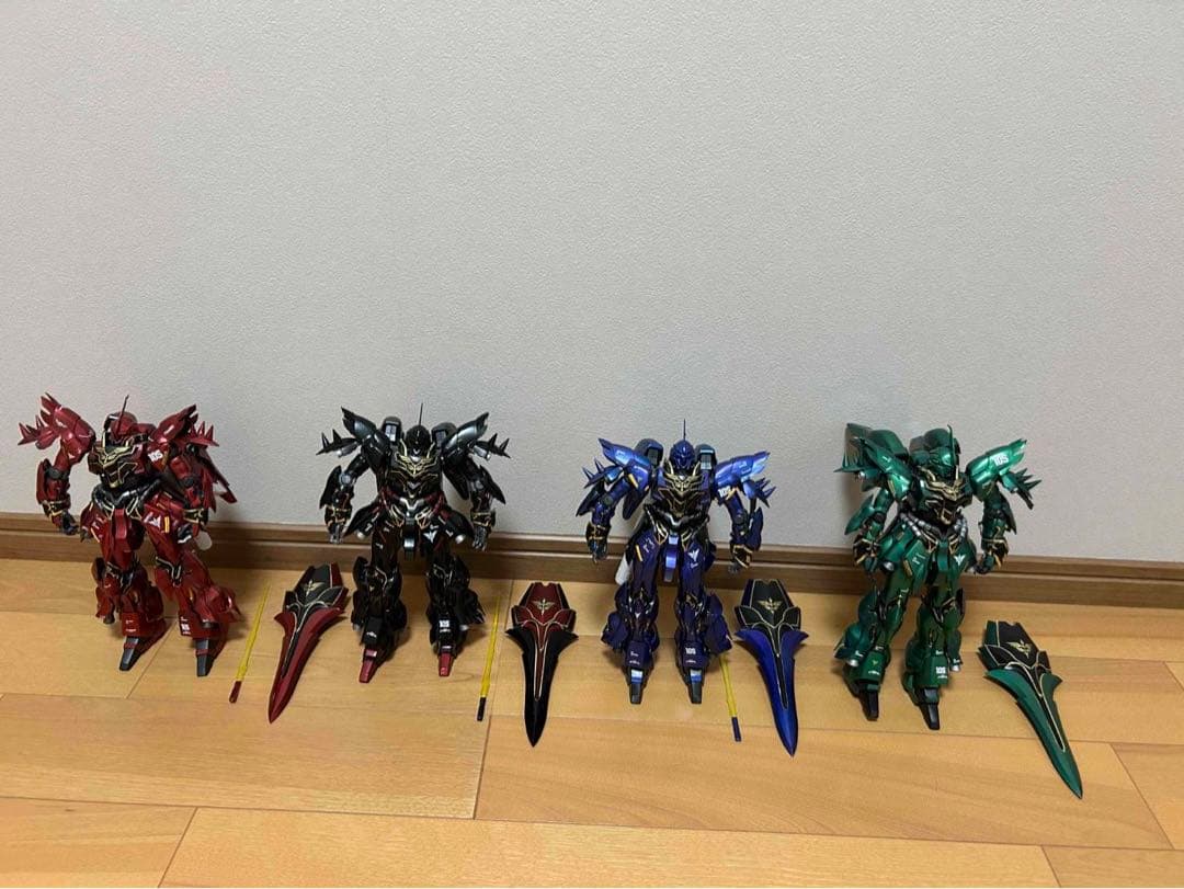 MG　シナンジュ　４体　塗装　ジャンク