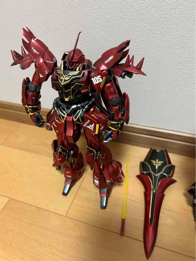 MG　シナンジュ　４体　塗装　ジャンク