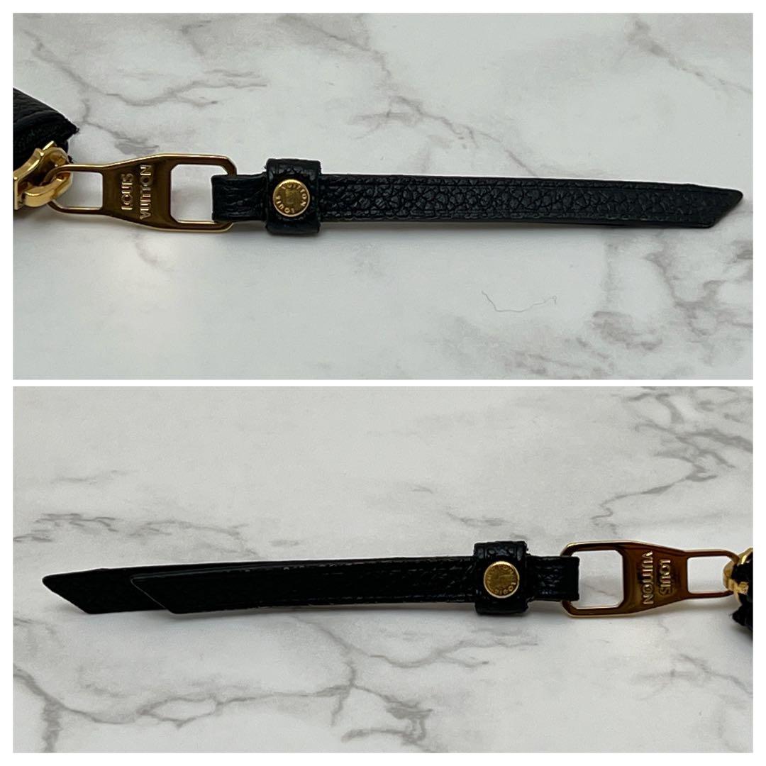 ルイヴィトン カードキーケース ポシェット・クレ ケース 現行品 ブラック