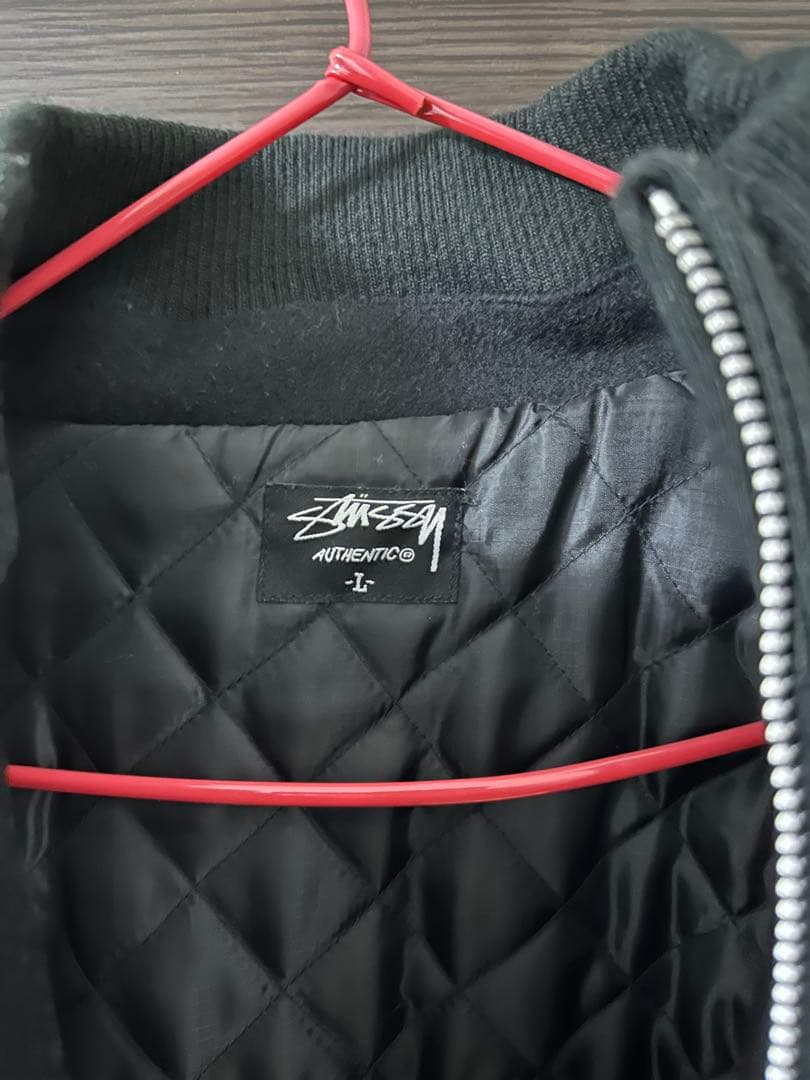 STUSSY “MA-1 Type” wool jacket ※美品