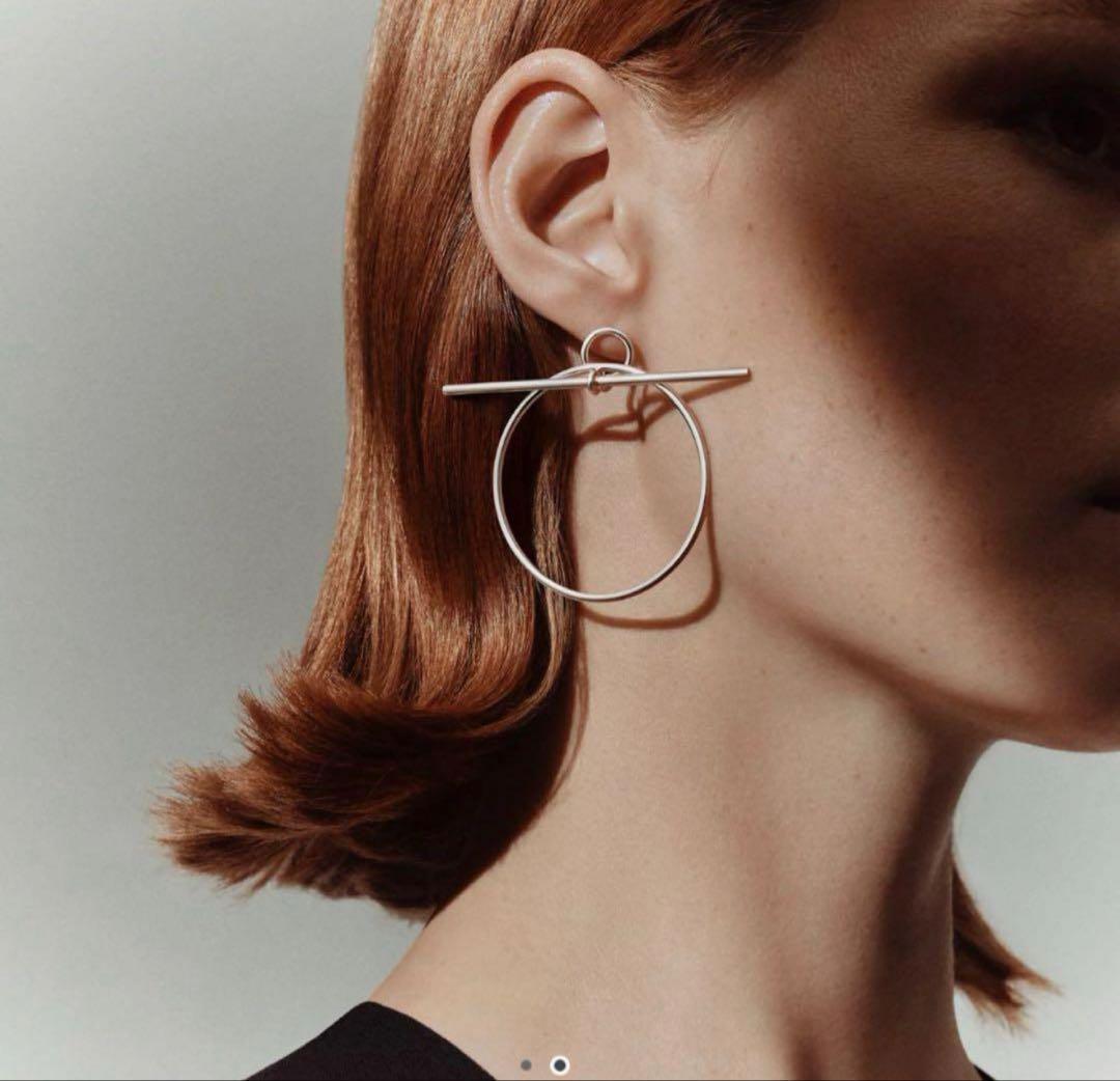 エルメス　フープピアス　ループ　MM 新品未使用