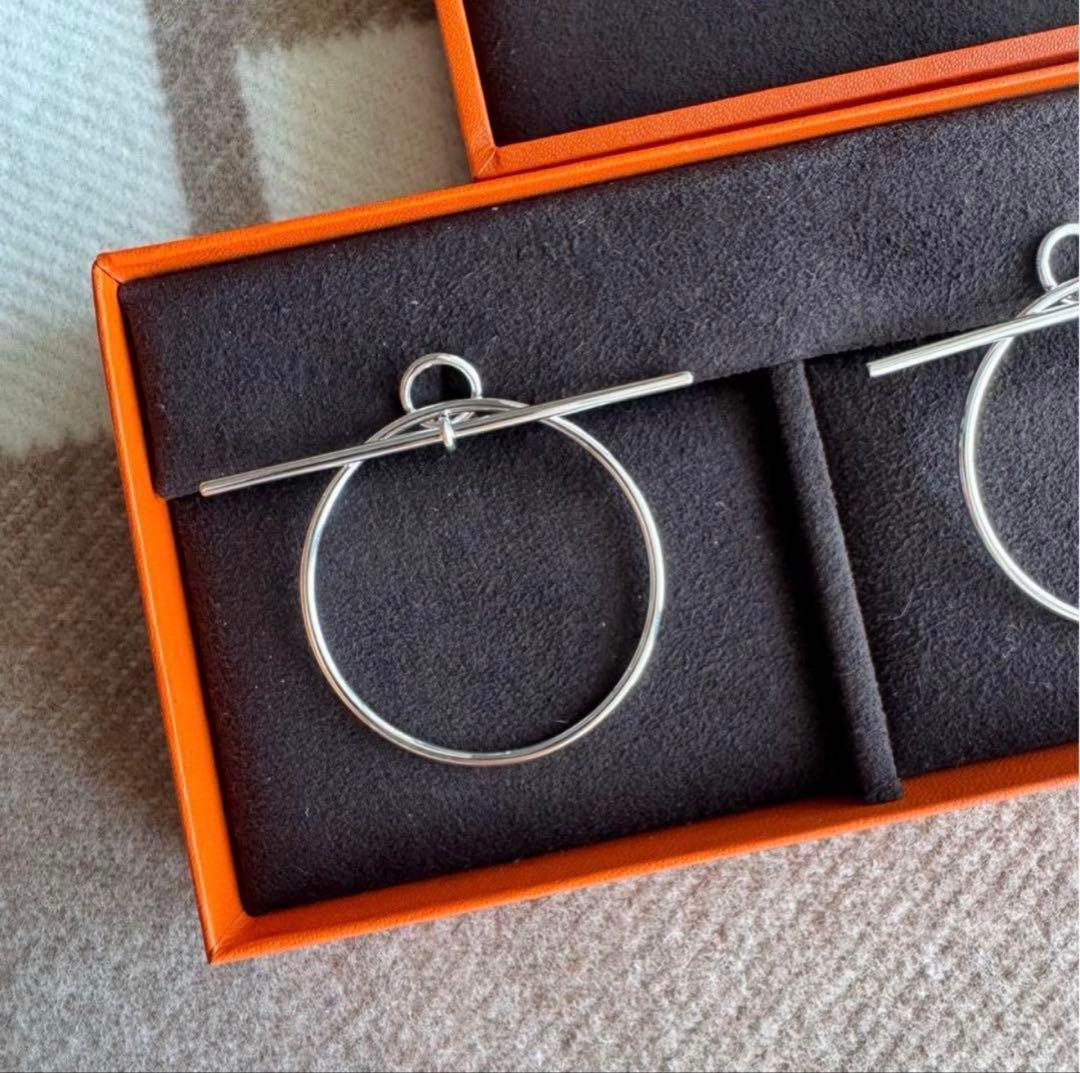 エルメス　フープピアス　ループ　MM 新品未使用