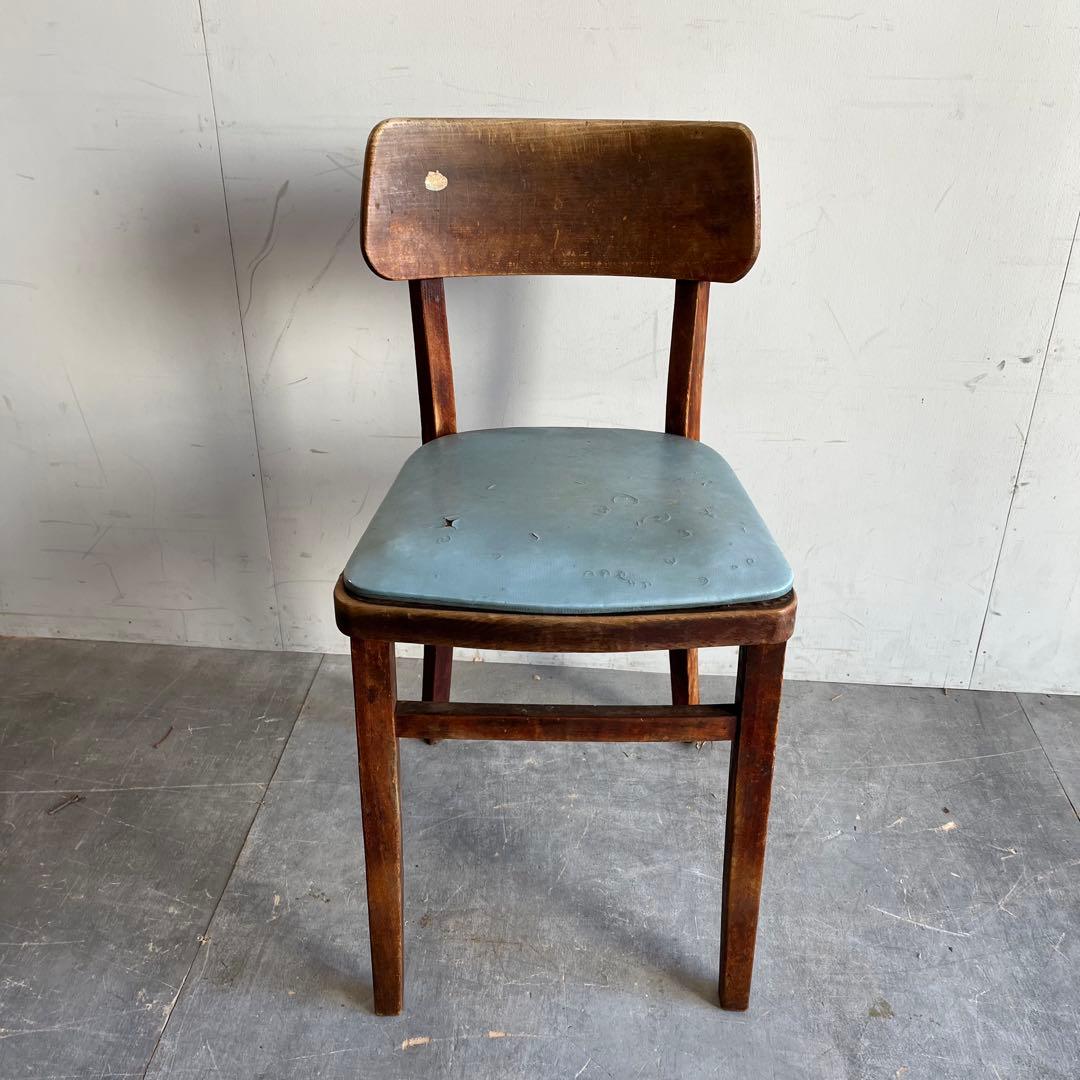 アンティーク 椅子 チェア スツール 置き台 飾り台 レトロ シャビー ②