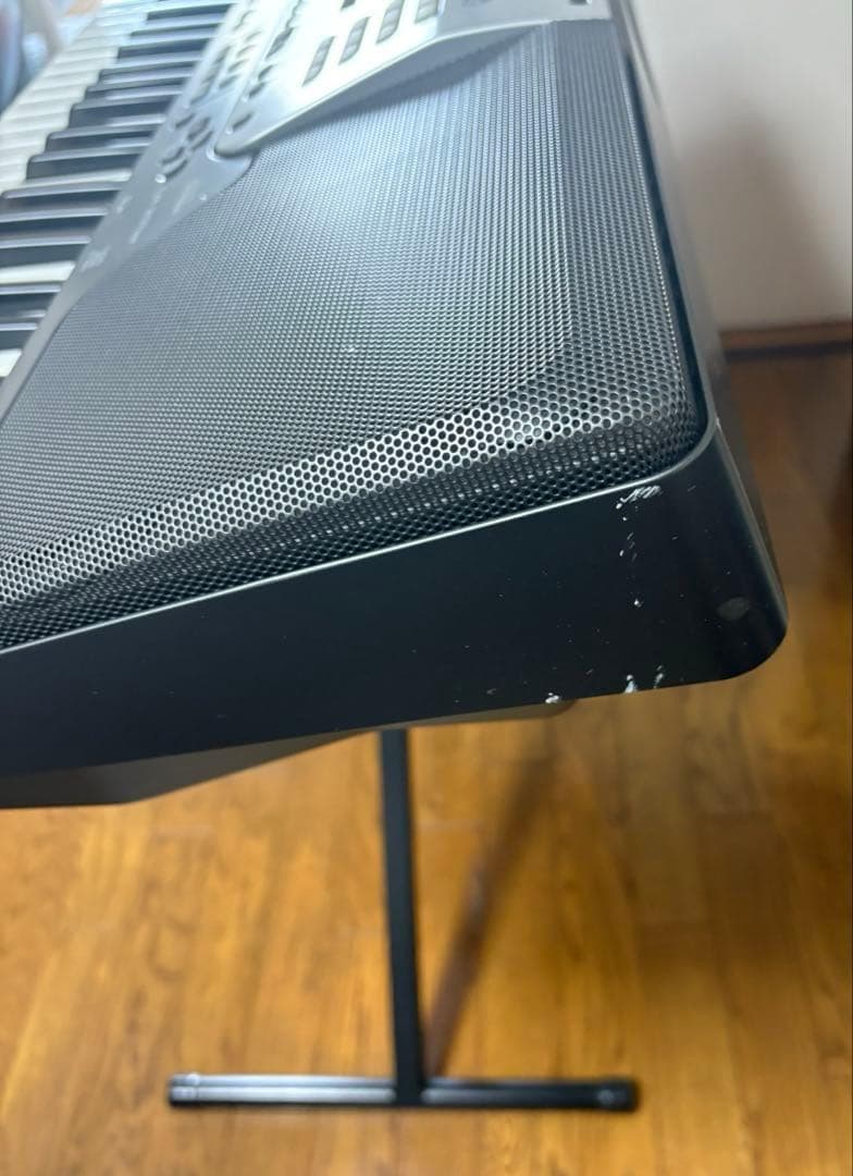 CASIO 光ナビゲーション 電子キーボード LK301BB 純正スタンド付