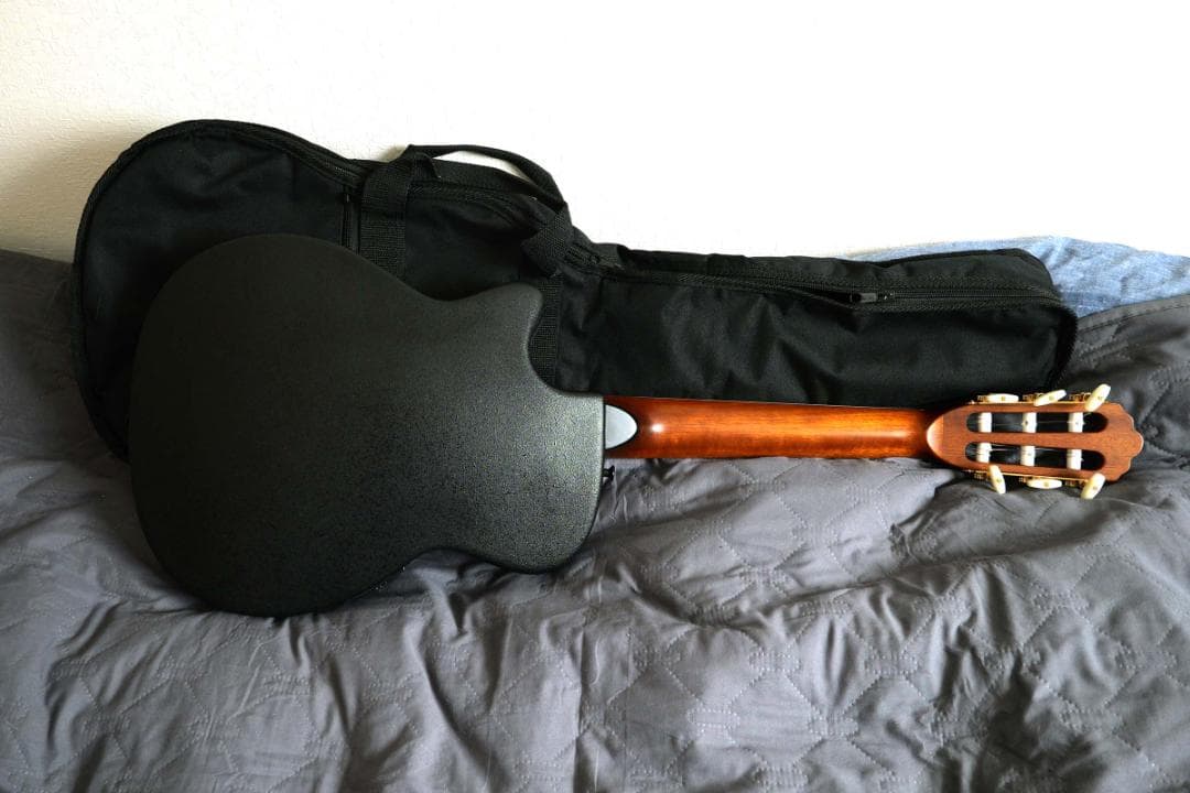 Master Graft BK ミニエレアコ　ガットギター ペグGOTOH交換