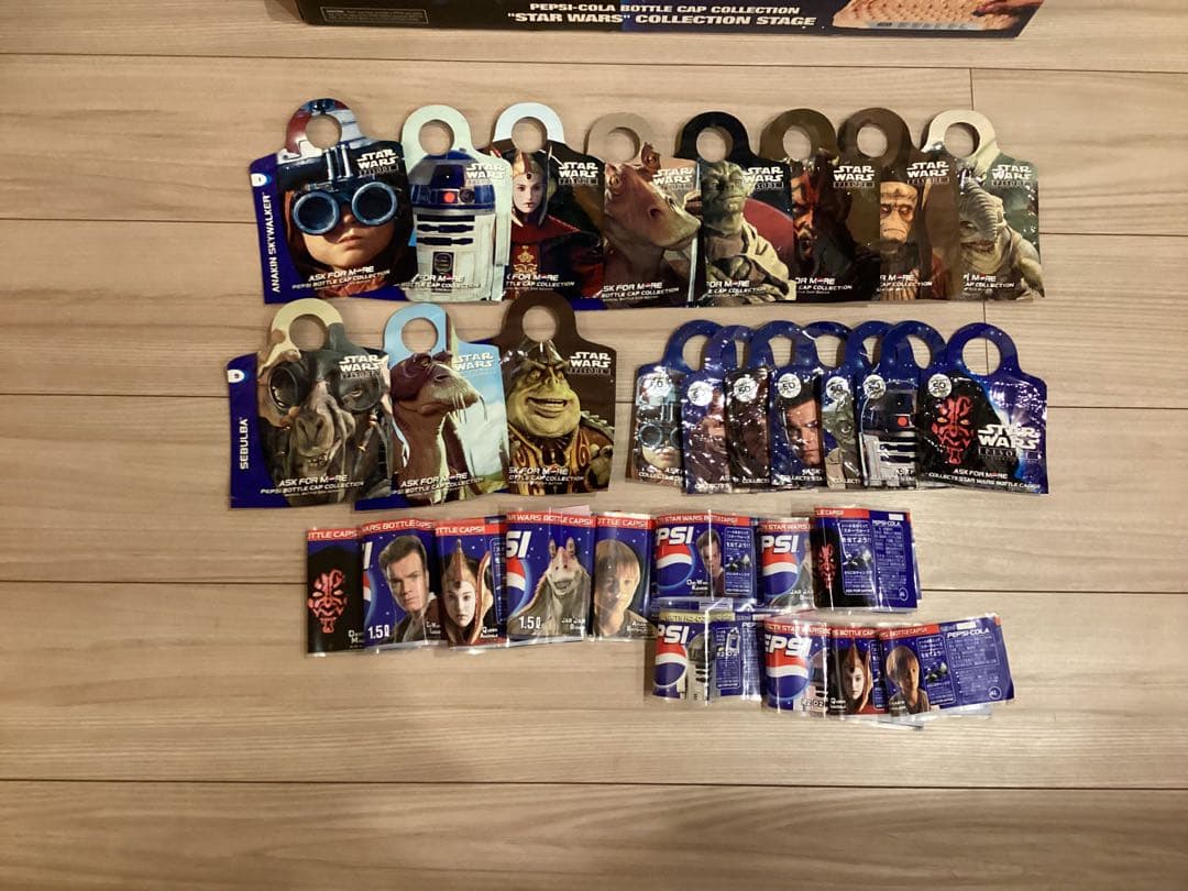 スターウォーズ EP1 ボトルキャップ コンプまであと1個セット