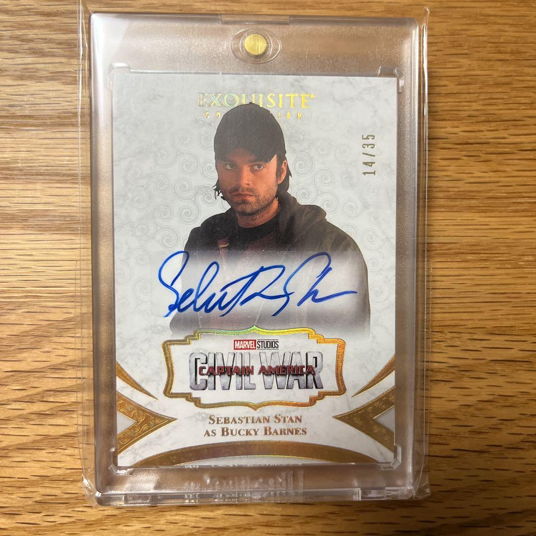 マーベル　直筆サインカード バッキー　セバスチャン•スタン サンダーボルツ