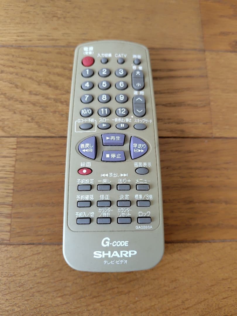 SHARPブラウン管テレビ　VT-151F-JG