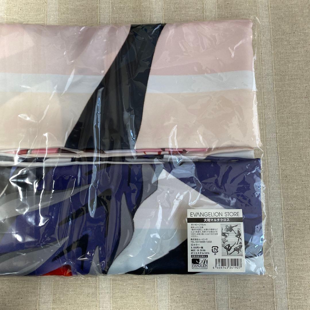 匿名配送 エヴァンゲリオンストア 大判マルチクロス ラジオ 缶バッジ 3点セット