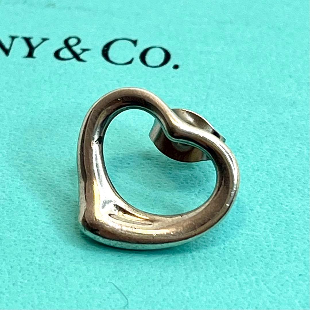 TIFFANY&Co. ティファニー オープンハート ピアス シルバー925