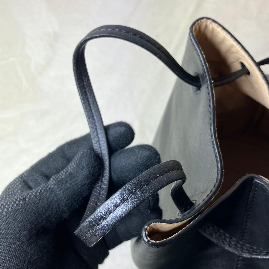 J&M Davidson✨デイジー ウィズ スタッズ 巾着 黒 バンドバッグ