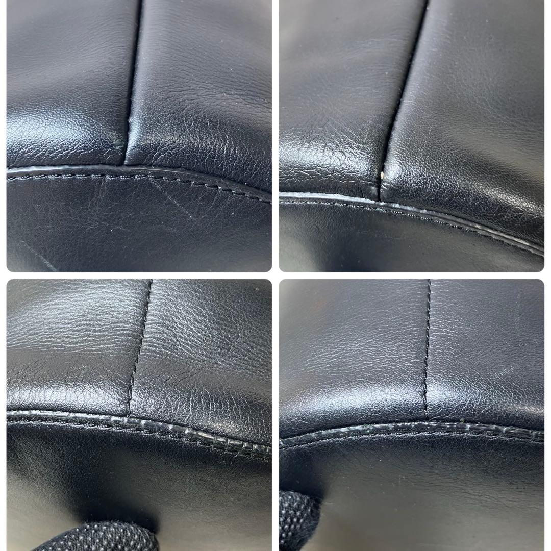 J&M Davidson✨デイジー ウィズ スタッズ 巾着 黒 バンドバッグ