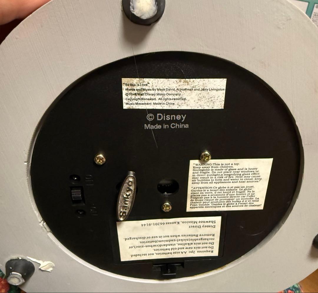 ディズニー　シンデレラ　スノーグローブ
