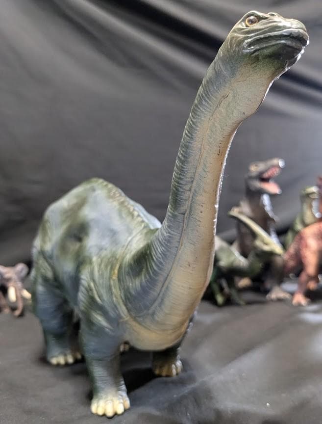 昭和レトロ恐竜（ツクダホビー）ソフビフィギュア９体セット＋２