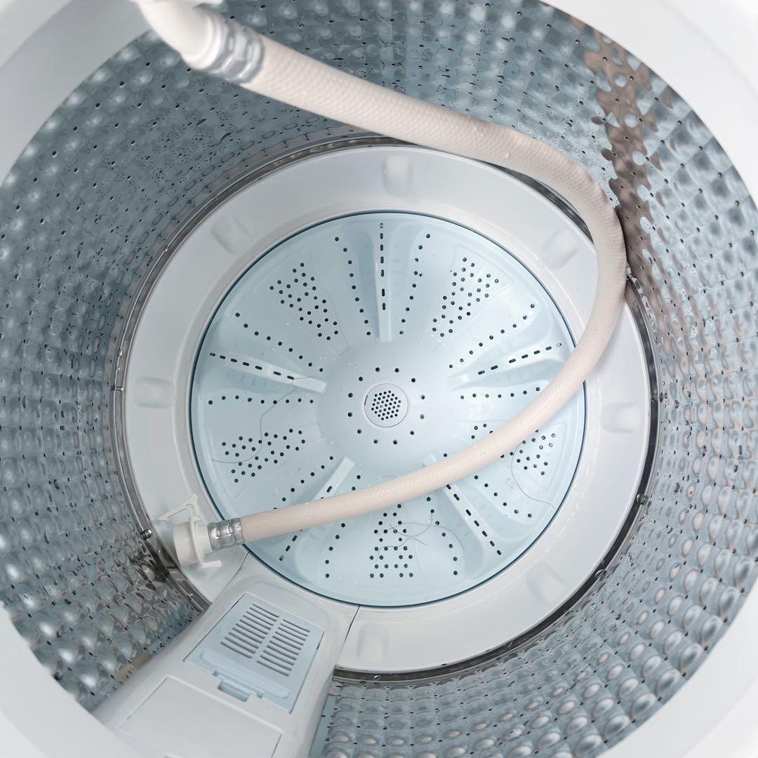 340取付無料！高性能槽風乾燥付きスタイリッシュコンパクトサイズ洗濯機
