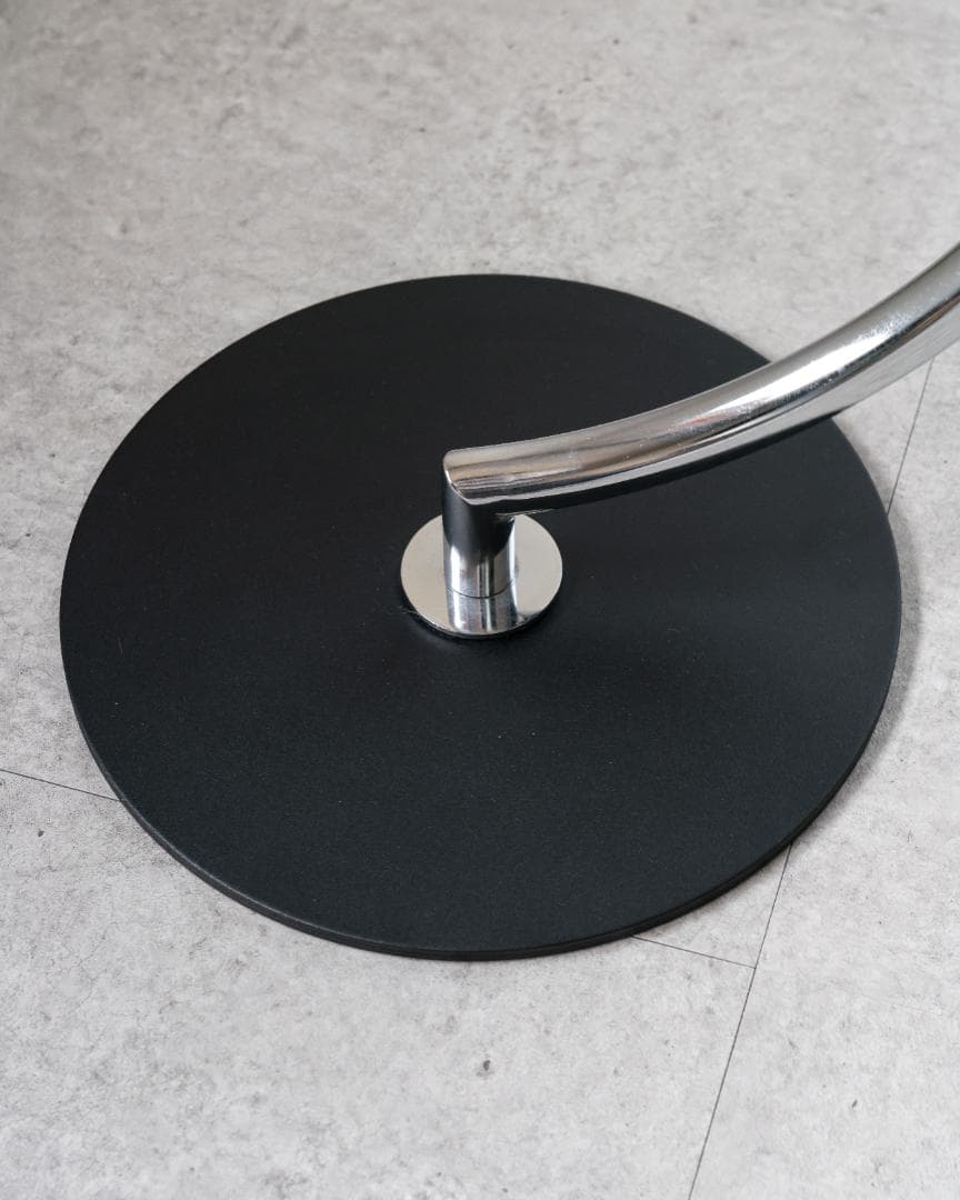 ミッドセンチュリー　ガラス サイドテーブル ラウンドテーブル レトロモダン