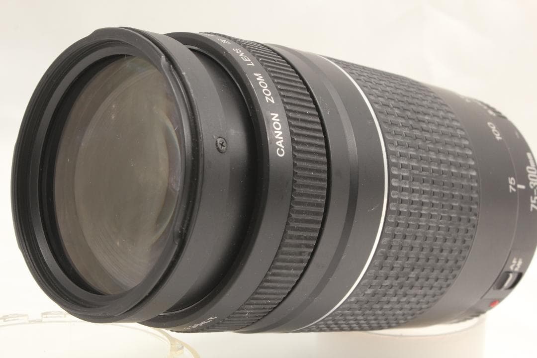 CANON EF 75-300 4-5.6 USM Ⅱ前後キャップ・フィルタ付き