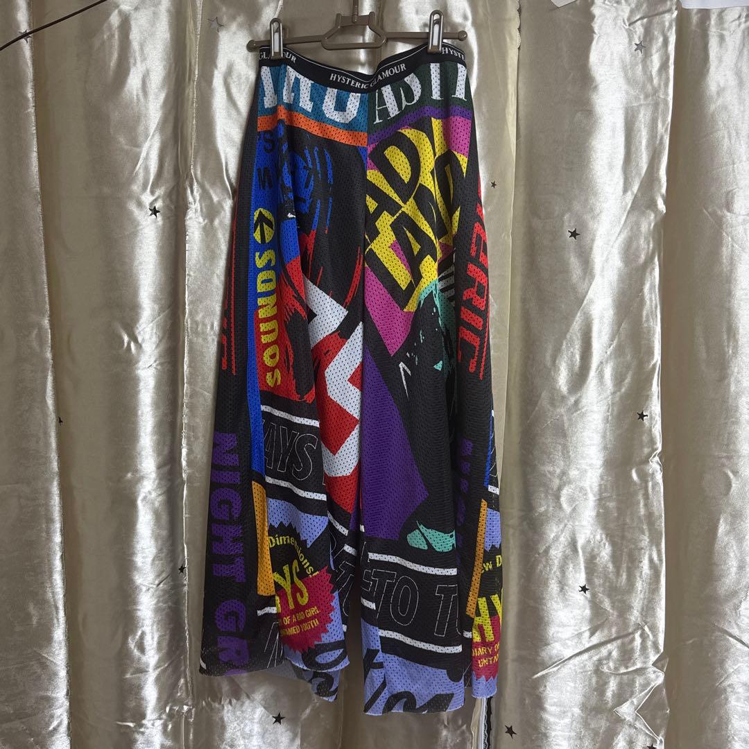 希少　ヒステリックグラマー　総柄　ガウチョパンツ