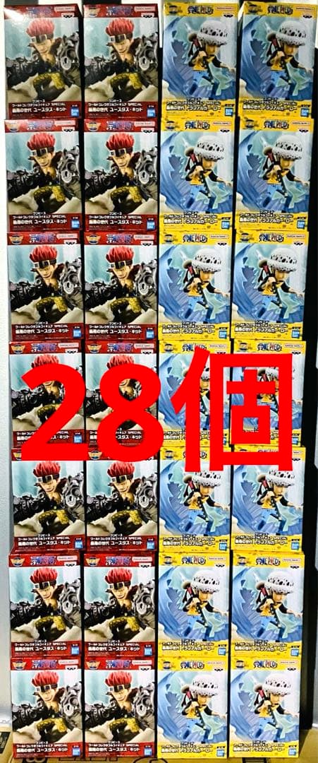 28個セット ワンピース ワールドコレクタブルフィギュア キッド ロー