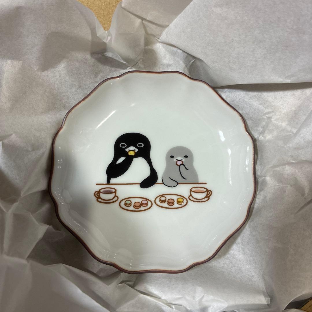 坂崎千春さん Suicaペンギン 九谷焼小皿花型 さかざきちはる