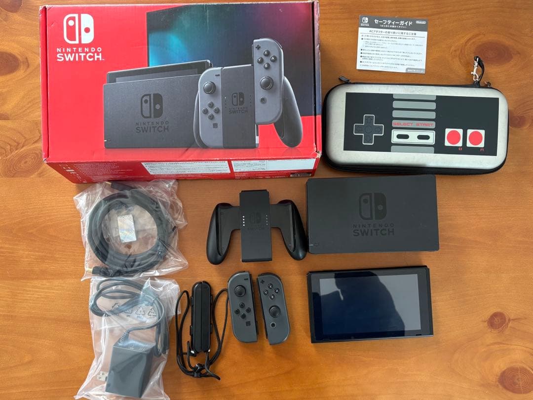 switch グレー本体セット　(バッテリー強化版)