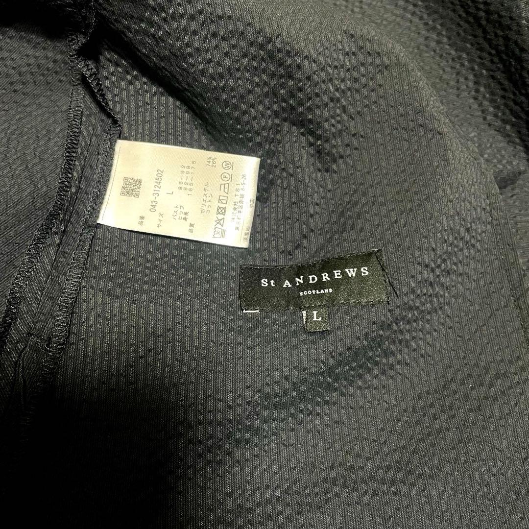 【美品】St. ANDREWS レディースワンピース L ブラック