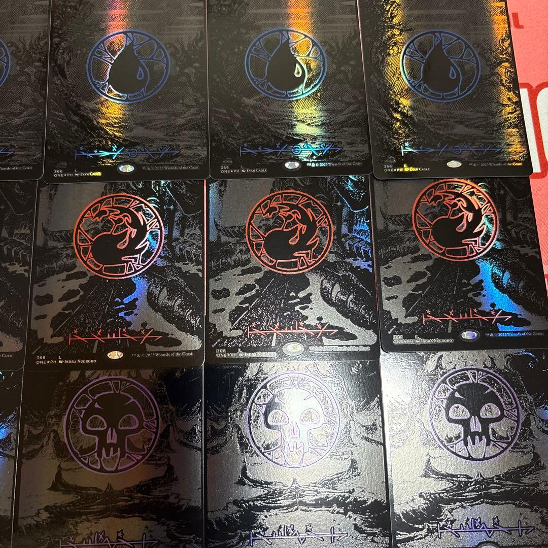 MTG ファイレクシア：完全なる統一 オイルスリックfoil 土地 30枚セット