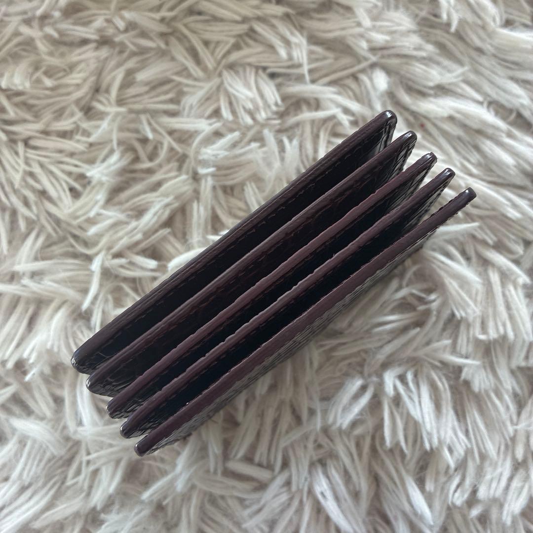 SÉZANE GINETTE カードホルダー チョコクロコ